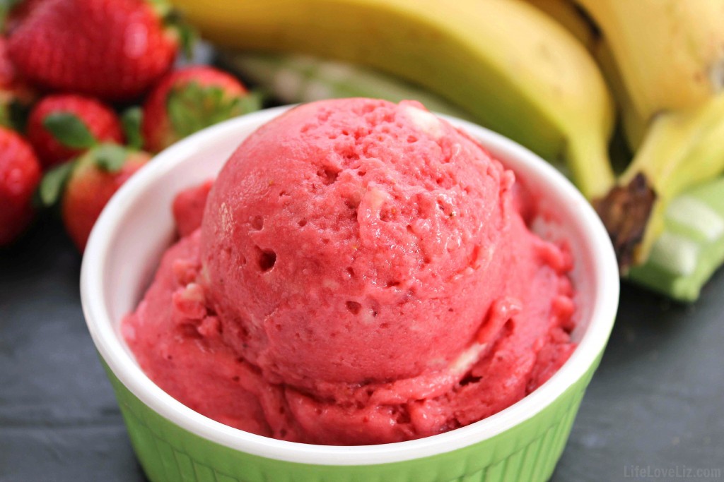 Strawberry Banana “Nice Cream”
